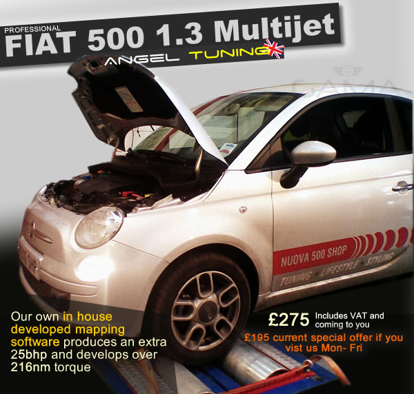 Fiat 500 1 3 Diesel Remapping By Angel Tuning Angel Tuning